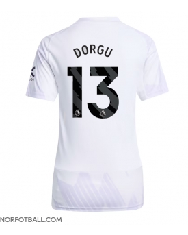 Billige Fotballdrakt Manchester United Patrick Dorgu #13 Replika Bortedrakt Dame 2025-26 Kortermet Billige Fotballdrakt Manchester United Patrick Dorgu #13 Replika Bortedrakt Dame 2025-26 Kortermet